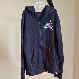 Jordan Black Sweatshirt Hoodie Casual